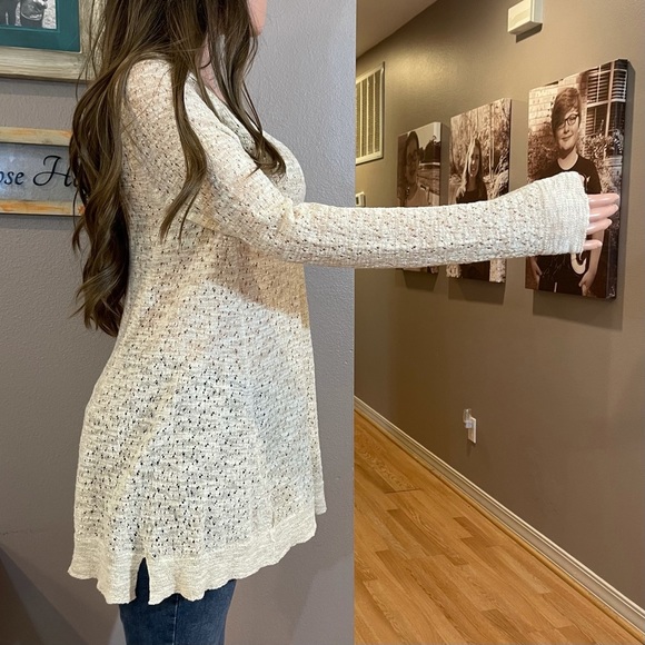 Lightweight cream knit tunic - Picture 6 of 10